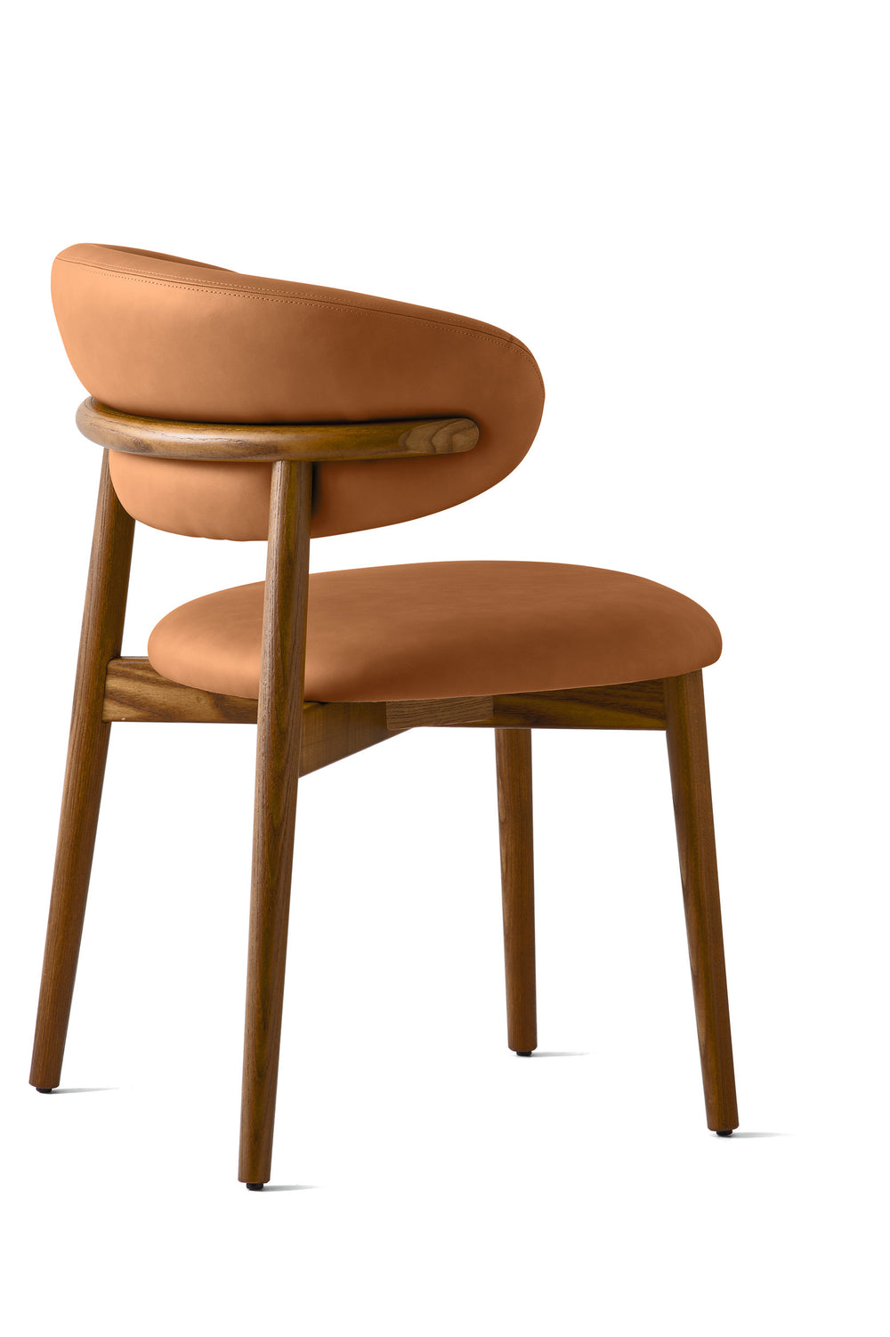 Oleandro Chair Wood Walnut Cognac  Calligaris   