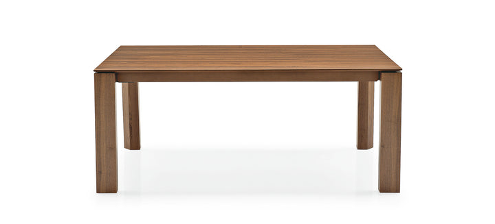 Omnia Dining Table Extendable with Marble and Wood Finish Options Calligaris