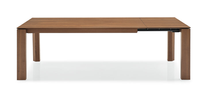 Omnia Dining Table Extendable with Marble and Wood Finish Options Calligaris