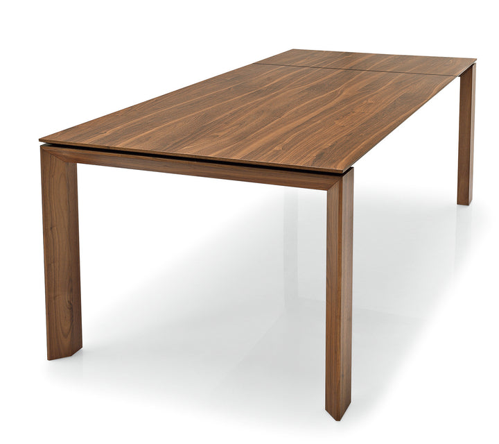 Omnia Dining Table Extendable with Marble and Wood Finish Options Calligaris