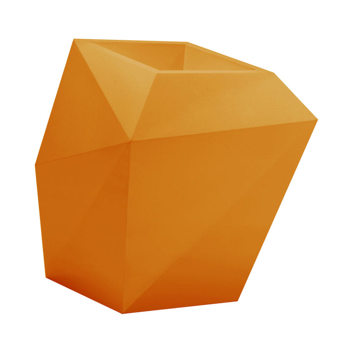 Faz XL Planter Outdoor Vondom Orange Medium: 25 in W x 27.5 in H 