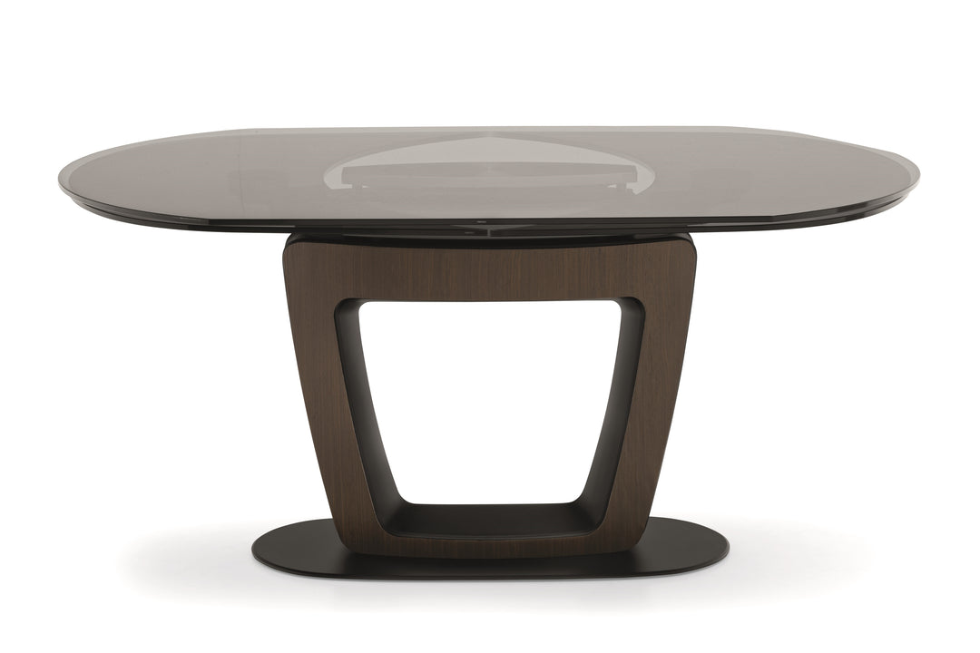 Orbital Curved Extendable Dining Table Extendable Dining Tables Calligaris