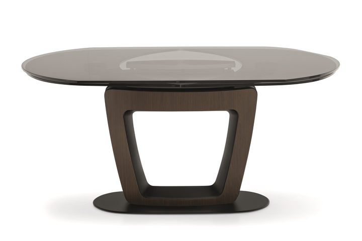 Orbital Curved Extendable Dining Table Extendable Dining Tables Calligaris