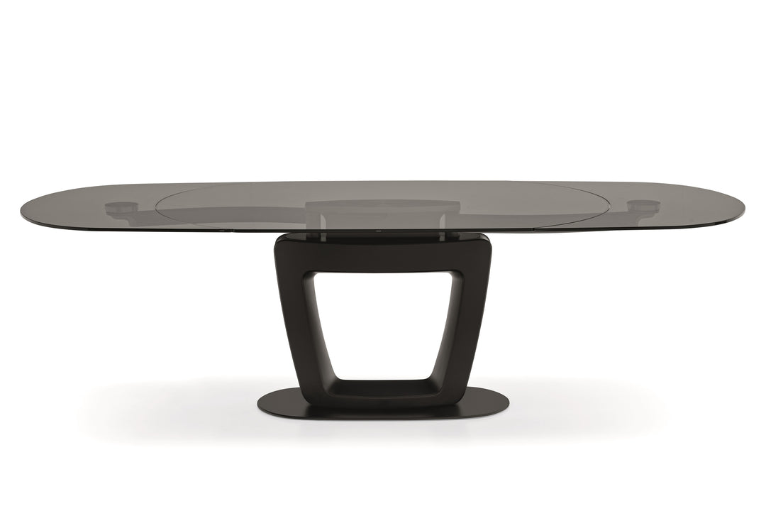 Orbital Curved Extendable Dining Table Extendable Dining Tables Calligaris