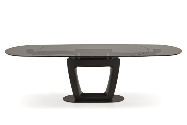 Orbital Curved Extendable Dining Table Extendable Dining Tables Calligaris