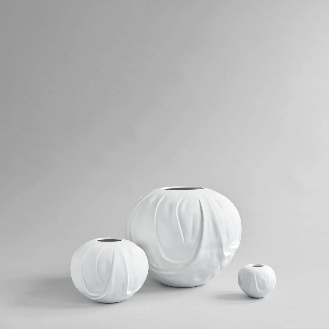 Orimono Vase, Big - Bone White Vases 101 Copenhagen   