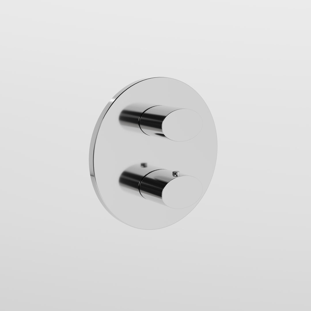 Ovale External Parts for Thermostatic Mixer - 23234 Showers GESSI Cromo  