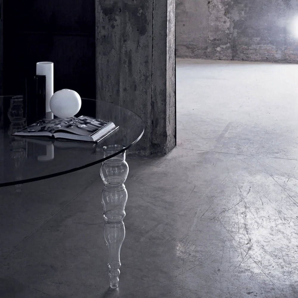 Post Modern Round Dining Table Dining Table Glas Italia   