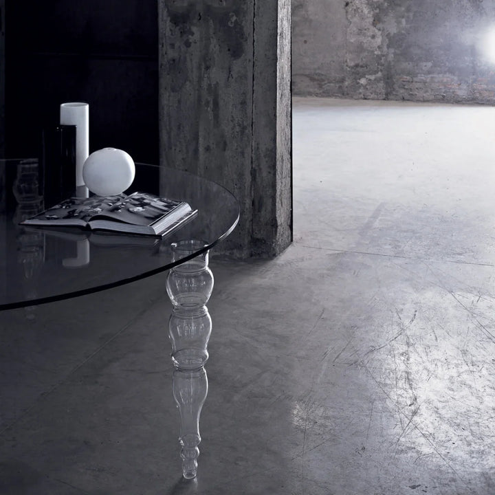 Post Modern Round Dining Table Dining Table Glas Italia   