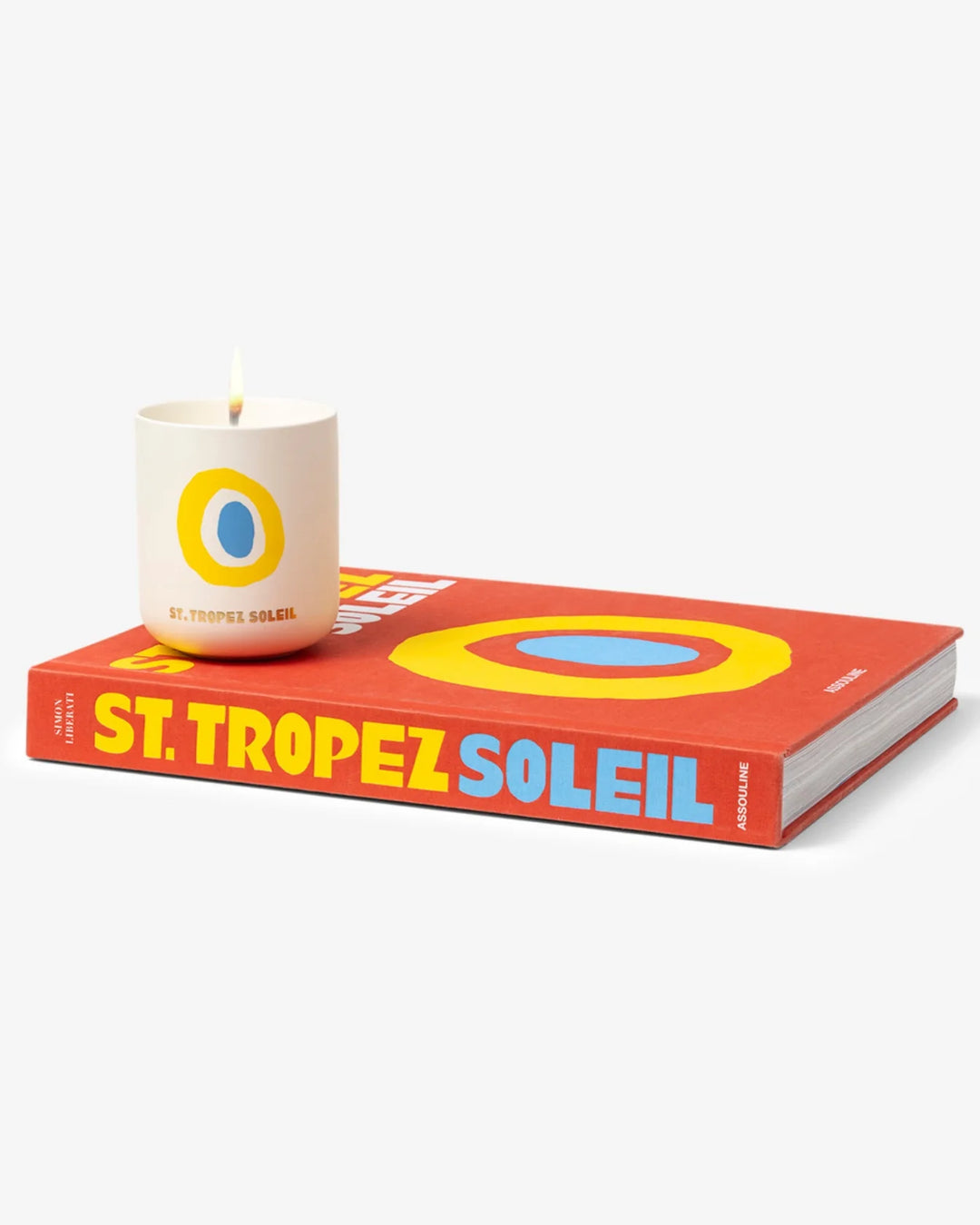 St. Tropez Soleil - Candle and Book Gift Set Gift Set Assouline