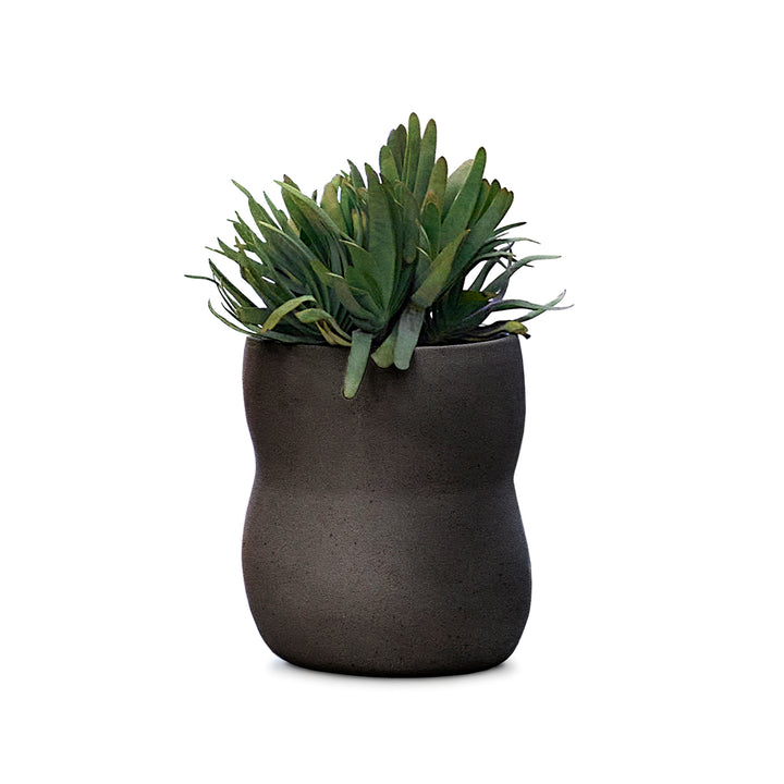 Pebble Planter – Extra Small Outdoor Planters Indigenus Black