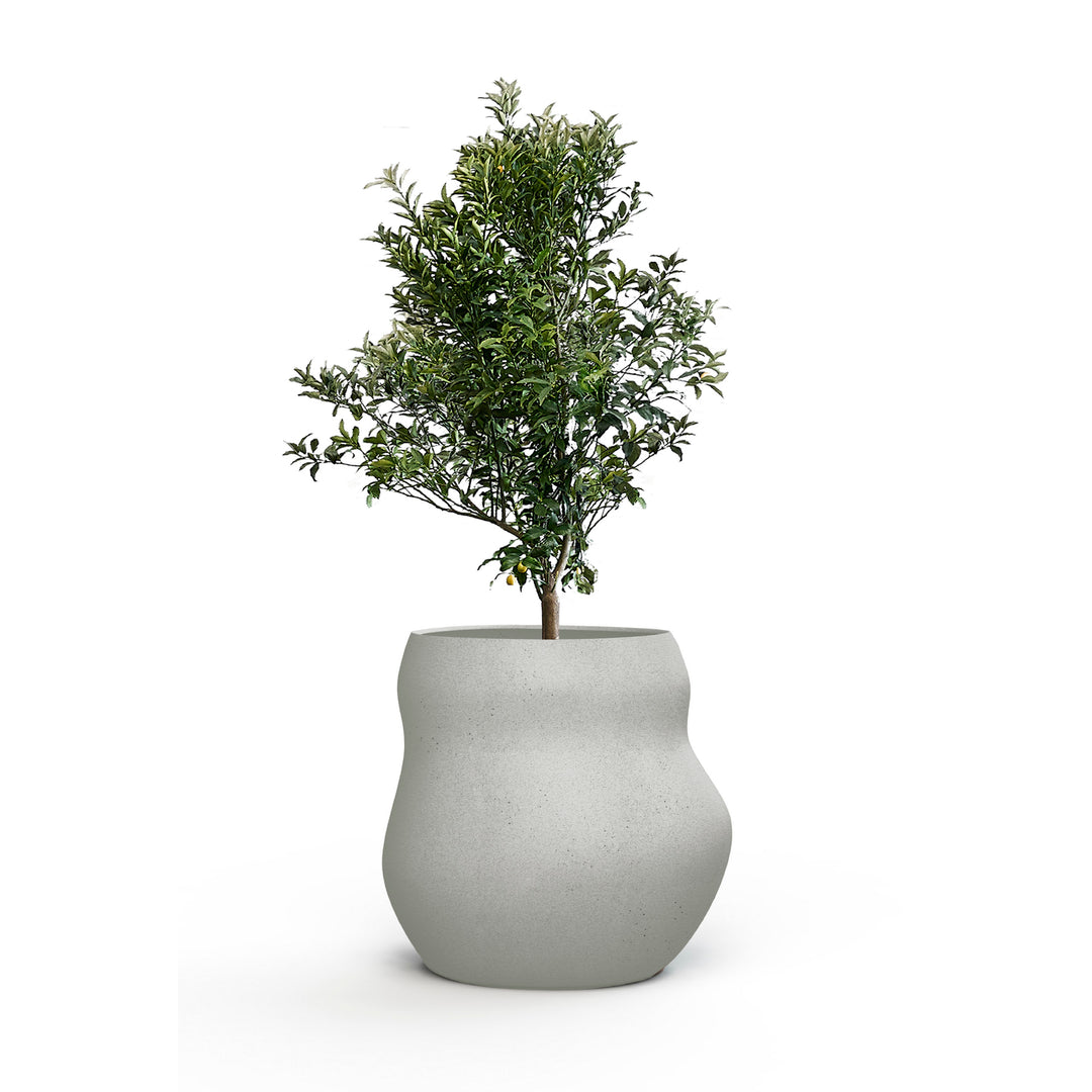 Pebble Planter – Midi Outdoor Planters Indigenus Grey