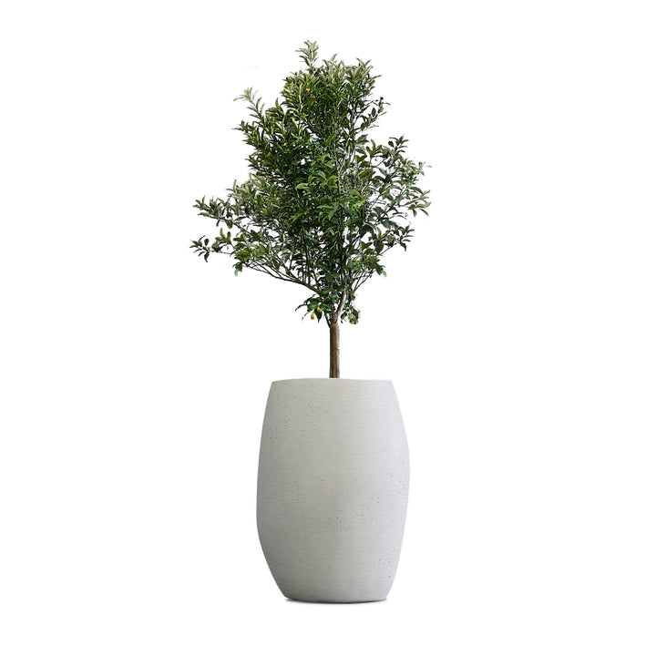 Pebble Planter – Tall Outdoor Planters Indigenus Grey