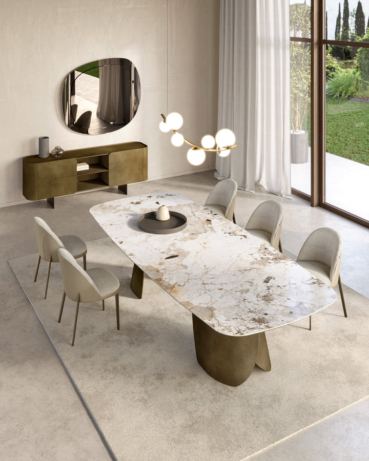 PERLA CERAMIC TOP DINING TABLE Kitchen & Dining Room Tables Eforma   