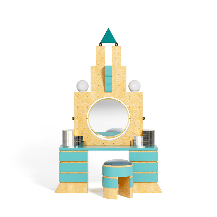 Plaza Dressing Table Bookcases & Standing Shelves Memphis Milano