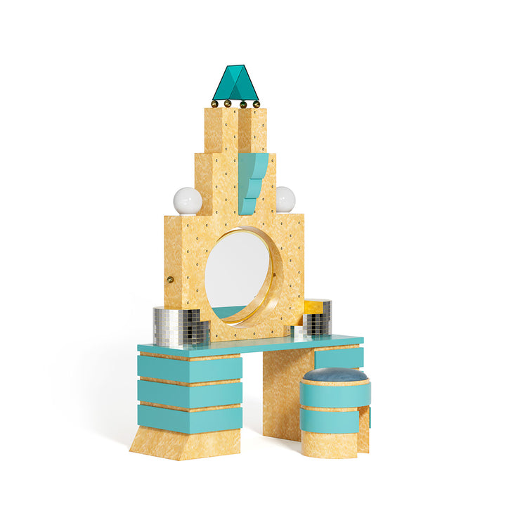 Plaza Dressing Table Bookcases & Standing Shelves Memphis Milano