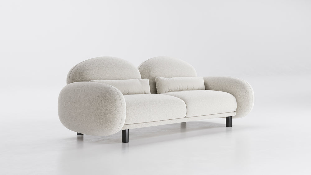 Presage Large 3 Seater Orsetto Ivory Sofas Roche Bobois   