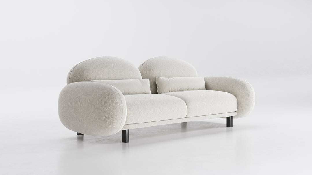 Presage Large 3 Seater Orsetto Ivory Sofas Roche Bobois   