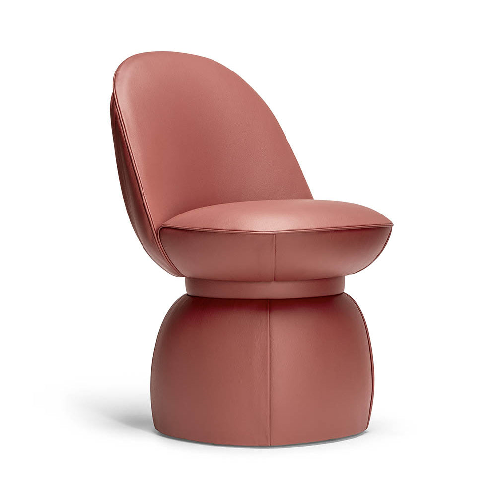 Lepli Chair Chairs Poltrona Frau Pelle Frau Nest Cinabro Leather