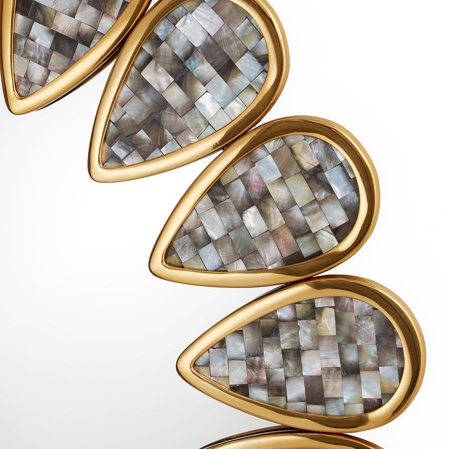 Petal Grey Mirror Jonathan Adler