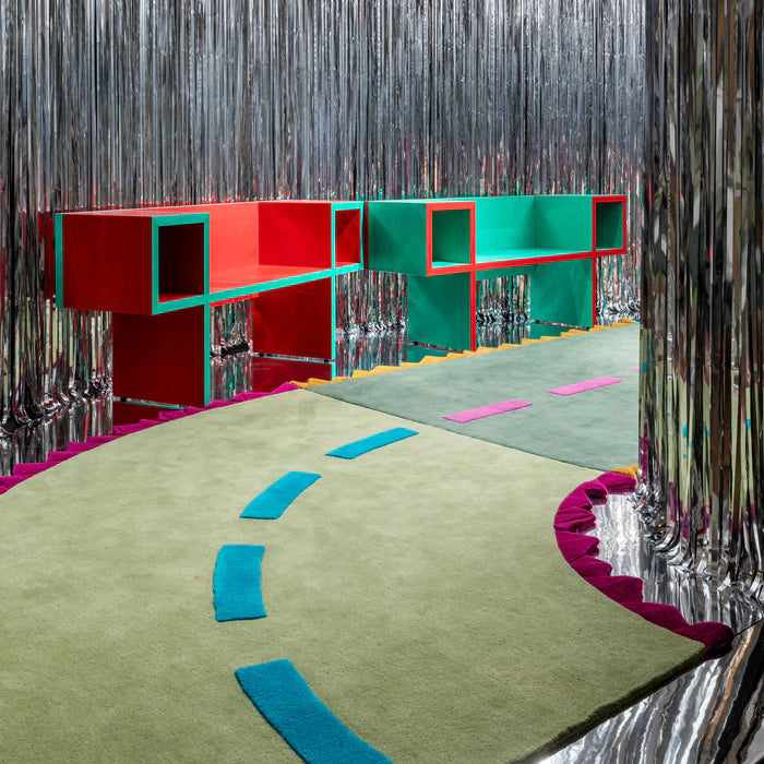 Canton Color Bench Storage Poltronova   