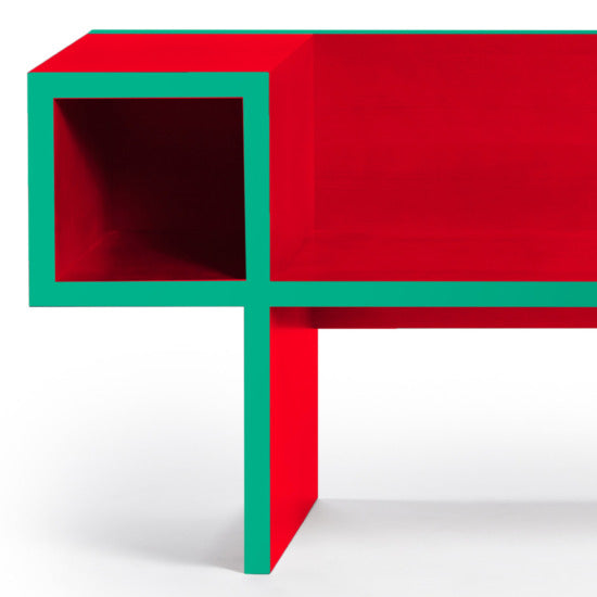 Canton Color Bench Storage Poltronova   