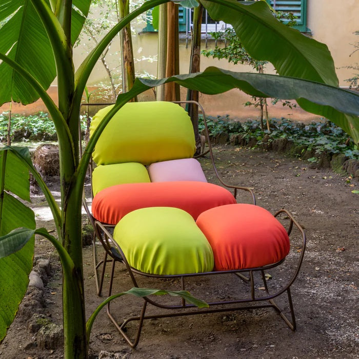 Plasma Armchair & Footrest Armchairs Poltronova   