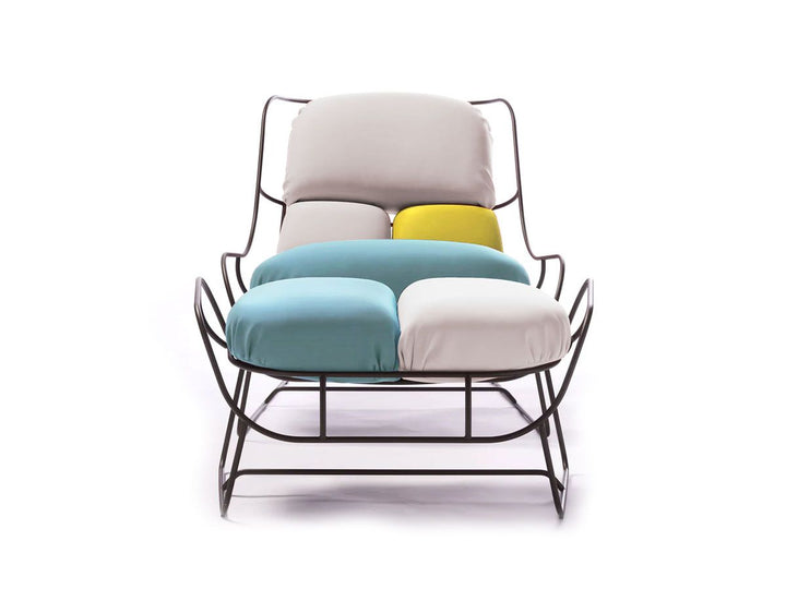 Plasma Armchair & Footrest Armchairs Poltronova   