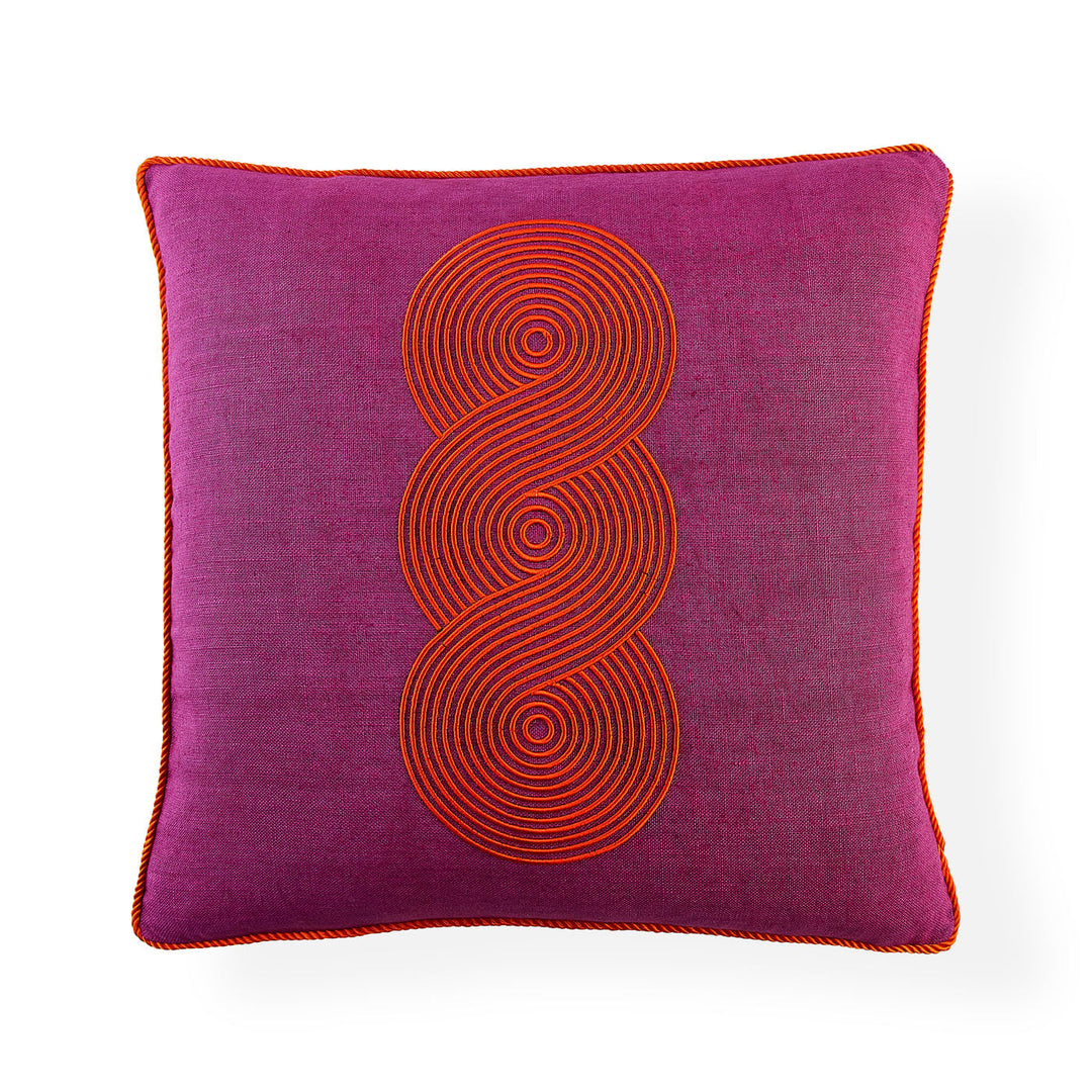 Pompidou Fuchsia Loops Pillow Jonathan Adler