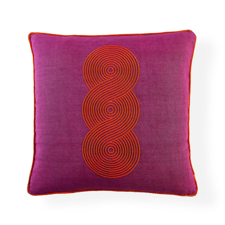 Pompidou Fuchsia Loops Pillow Jonathan Adler