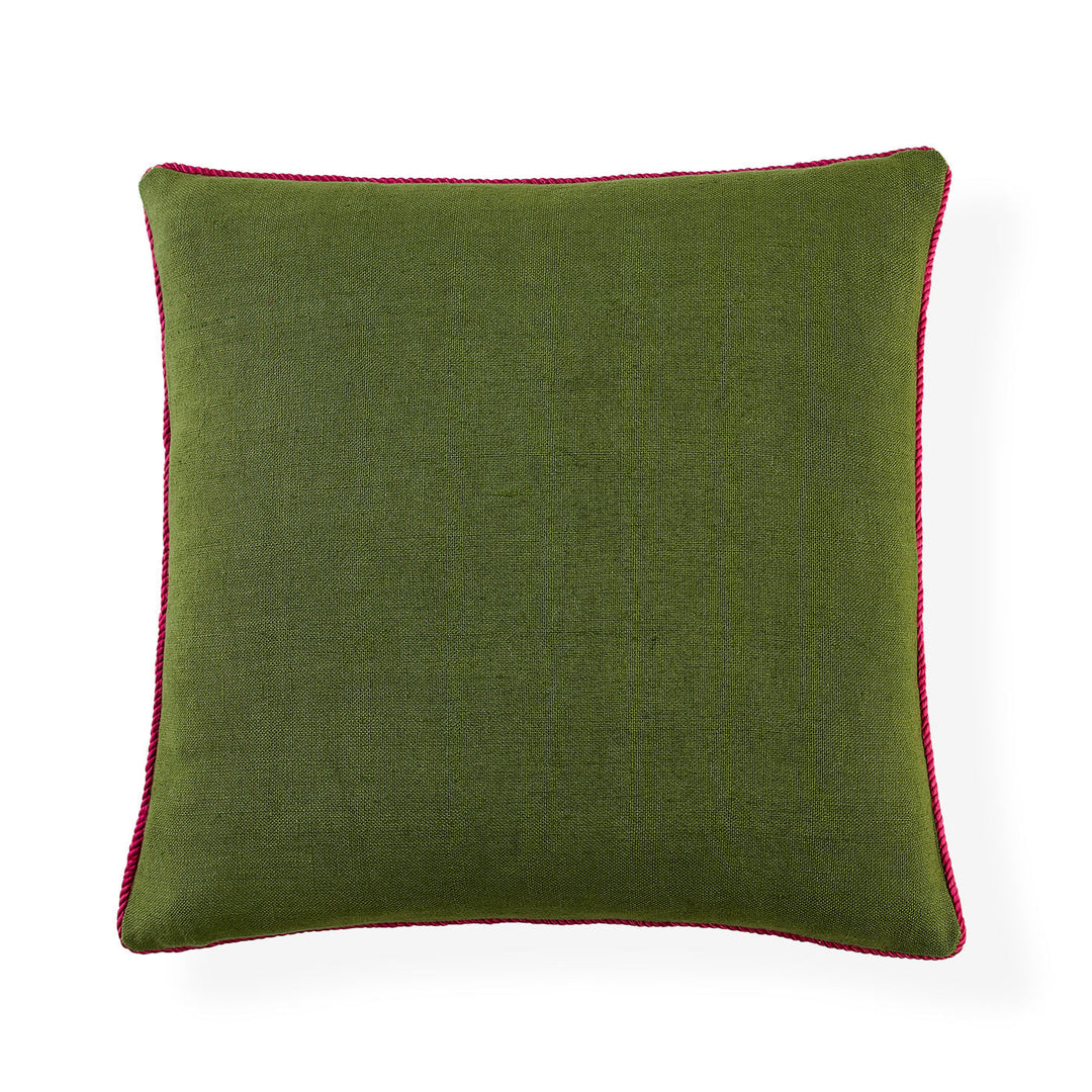 Pompidou Olive Plus Pillow Jonathan Adler