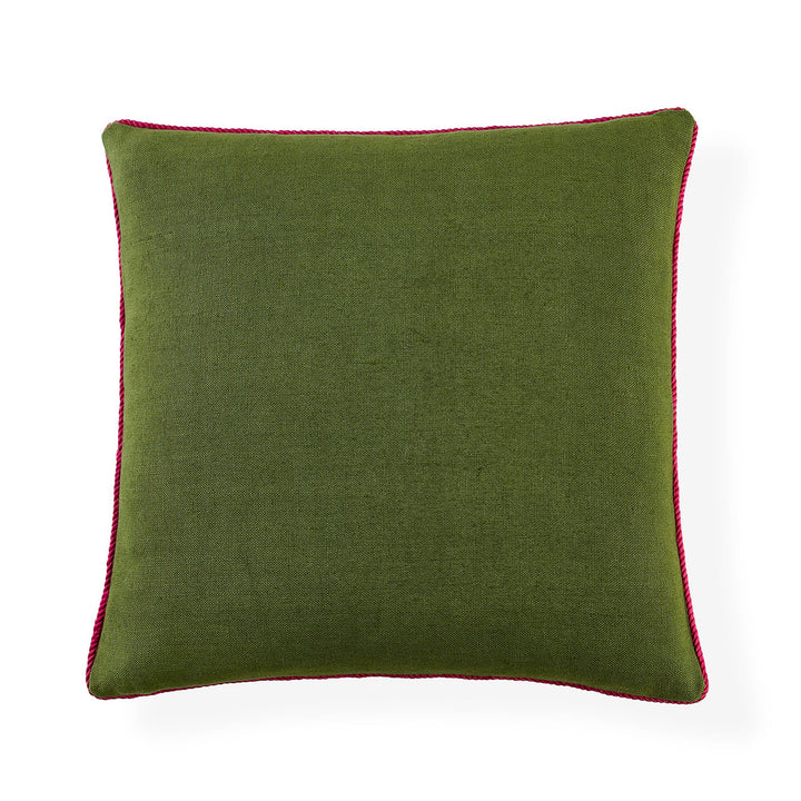 Pompidou Olive Plus Pillow Jonathan Adler