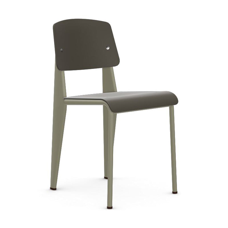 Standard SP Side Chair Chairs Vitra Prouve Gris Vermeer Basalt