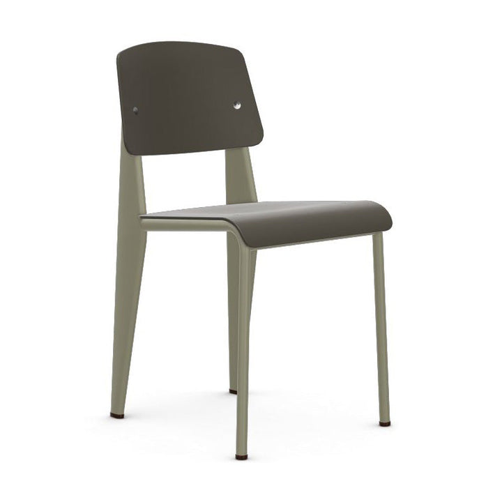 Standard SP Side Chair Chairs Vitra Prouve Gris Vermeer Basalt