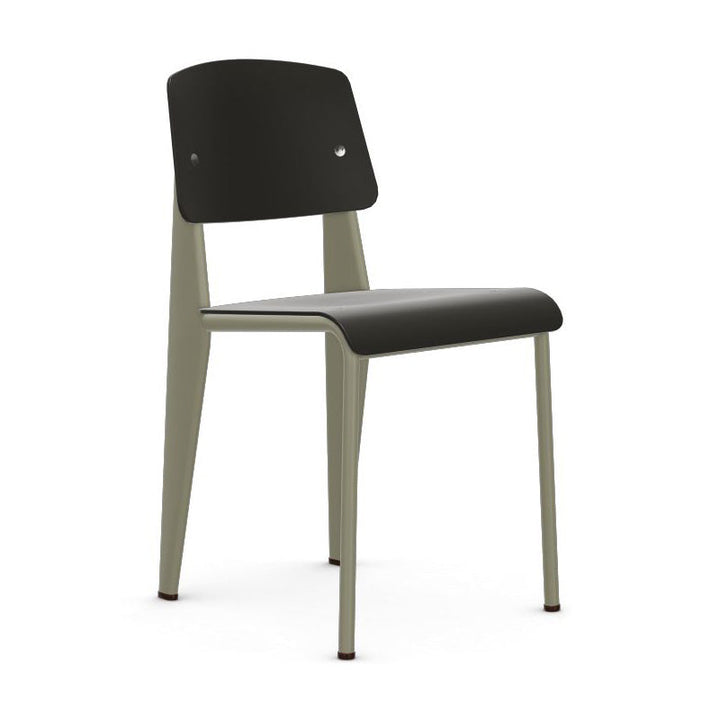 Standard SP Side Chair Chairs Vitra Prouve Gris Vermeer Deep Black