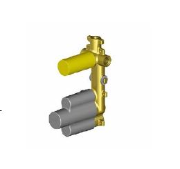 ZAM646.1900 - R97810.1900 - R97815.1900 Agorà Classic 2 Way Diverter Bathroom Accessories Zucchetti R97810 Built-in Part