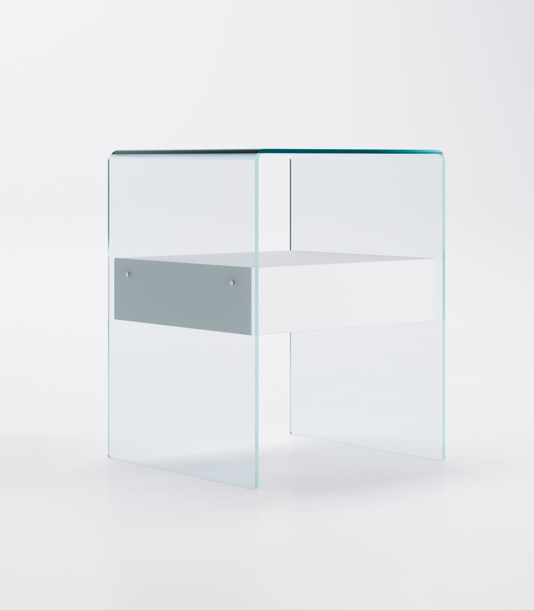 Rialto Nightstand Table White Wood Drawer High Nightstands Fiam   