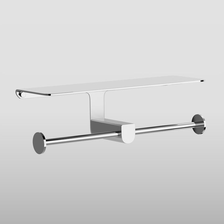 Rilievo Double Tissue Holder With Cover - 59450 Bathroom Accessories GESSI