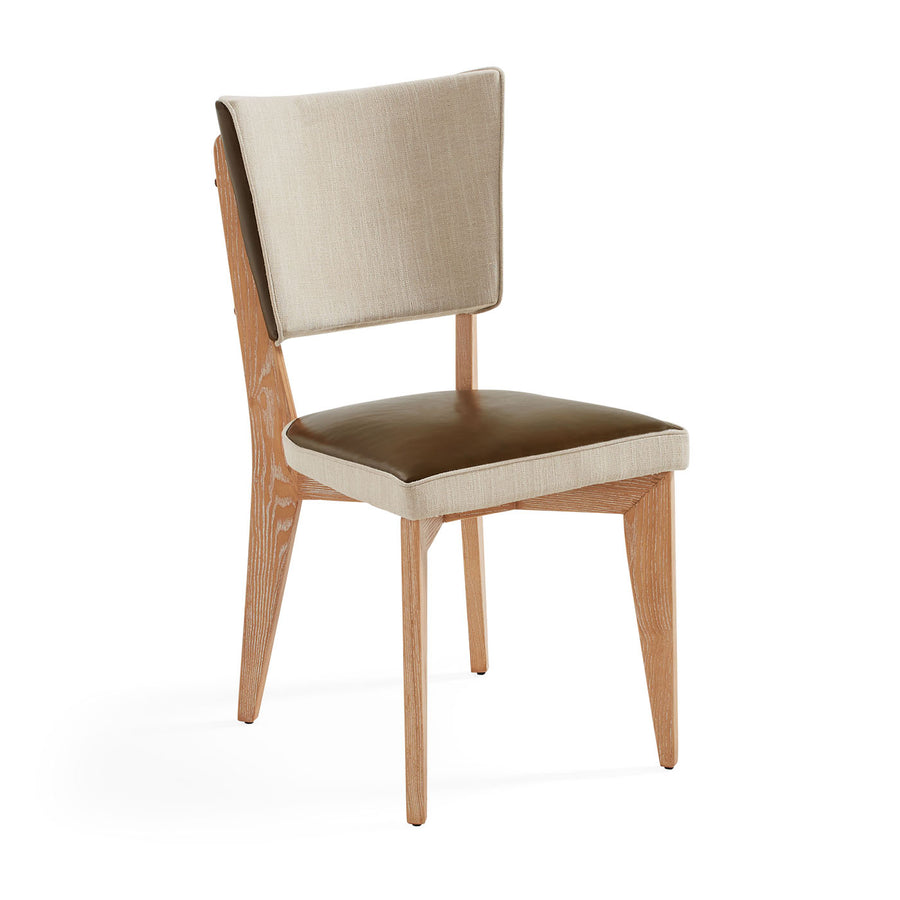 Rive Gauche Dining Chair Jonathan Adler Olive Leather