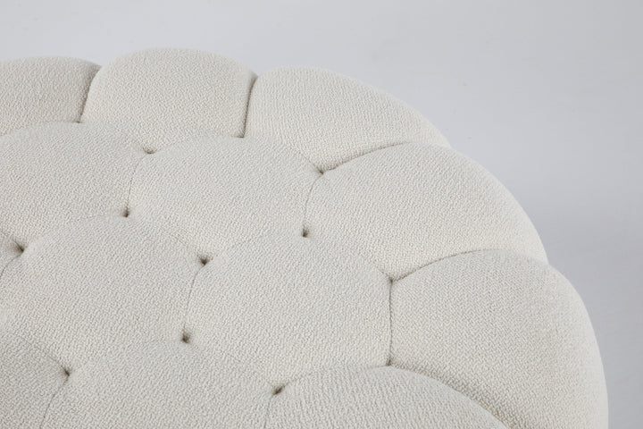Bubble Large Ottoman Orsetto Ivory Ottomans Roche Bobois   
