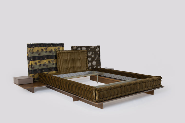 Mah Jong Kenzo Queen Platform Bed Beds & Bed Frames Roche Bobois   