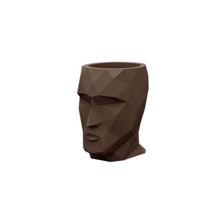 Adan Planter Outdoor Vondom Bronze Small: 11.75 in width