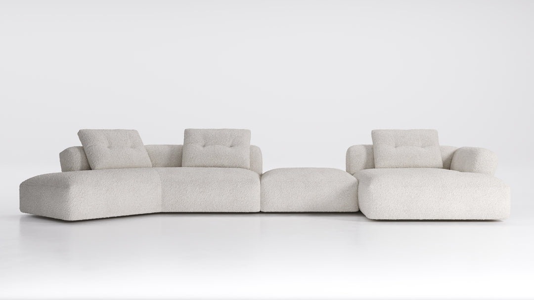 Sengu Bold Sofa Sectional Cream Sofas Cassina