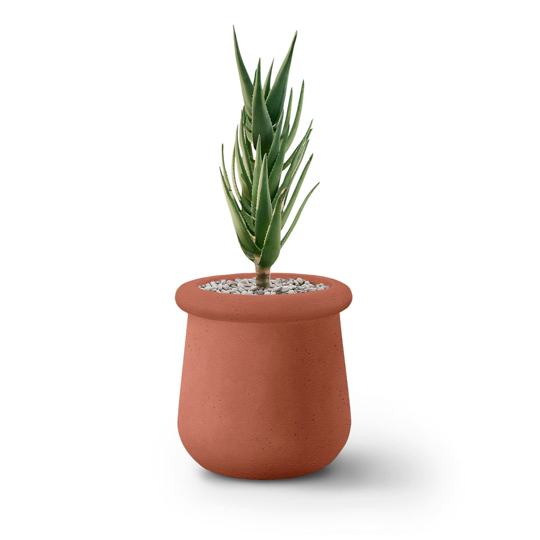 Soma Planter – Small Outdoor Planters Indigenus Terracotta