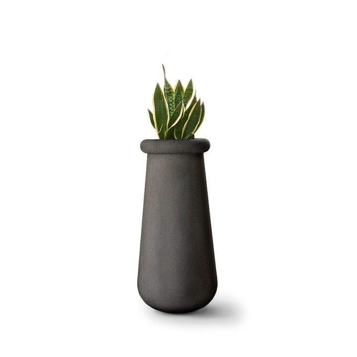 Soma Planter – Slim XS Outdoor Planters Indigenus Black
