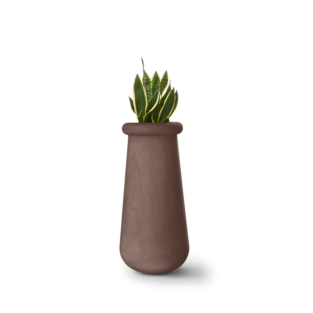 Soma Planter – Slim XS Outdoor Planters Indigenus Brown