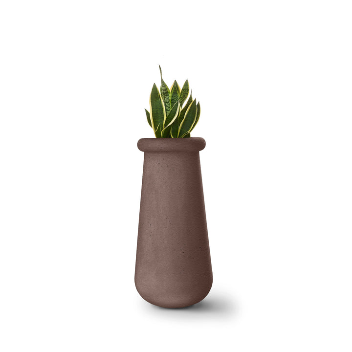 Soma Planter – Slim XS Outdoor Planters Indigenus Brown