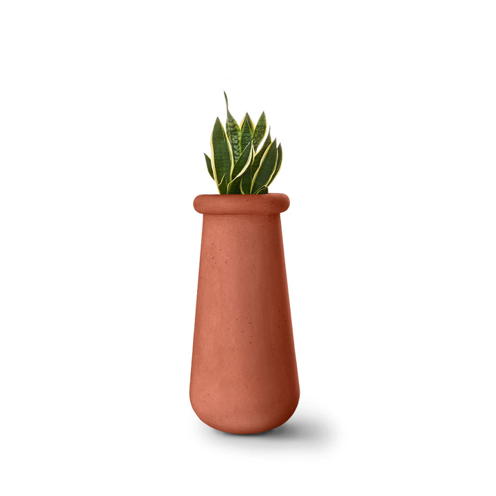 Soma Planter – Slim XS Outdoor Planters Indigenus Terracotta
