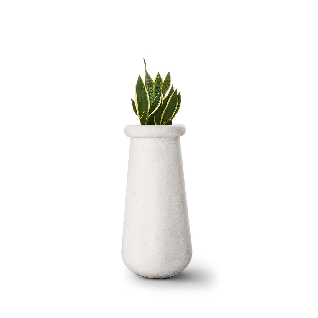Soma Planter – Slim XS Outdoor Planters Indigenus White