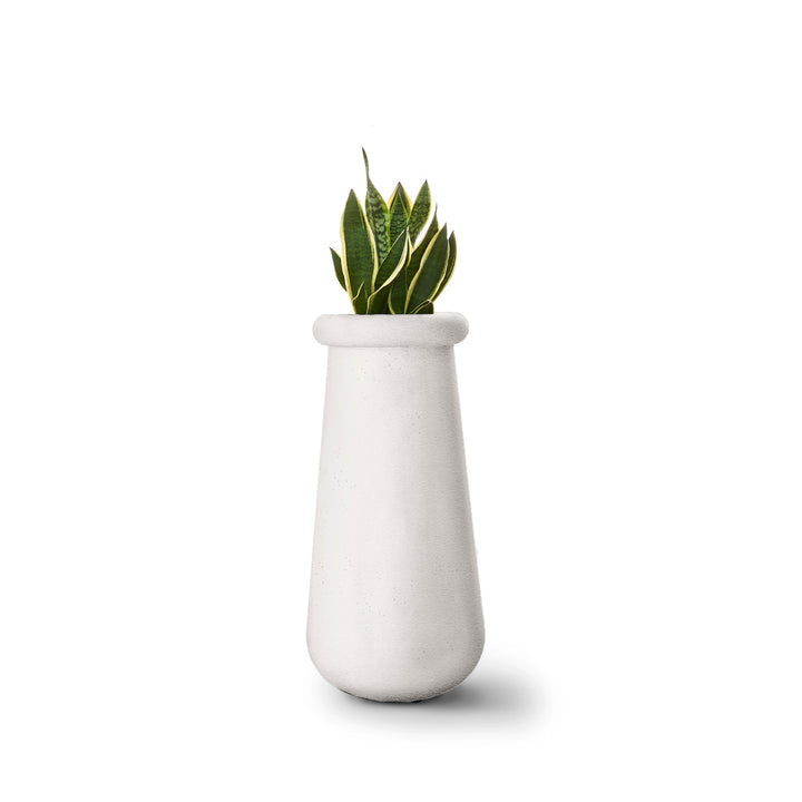Soma Planter – Slim XS Outdoor Planters Indigenus White